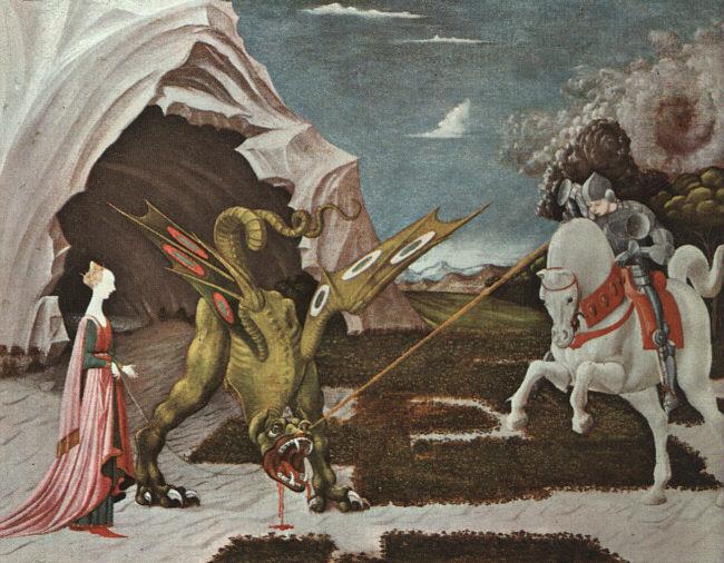 Paolo Ucello St.George and the Dragon oil painting image